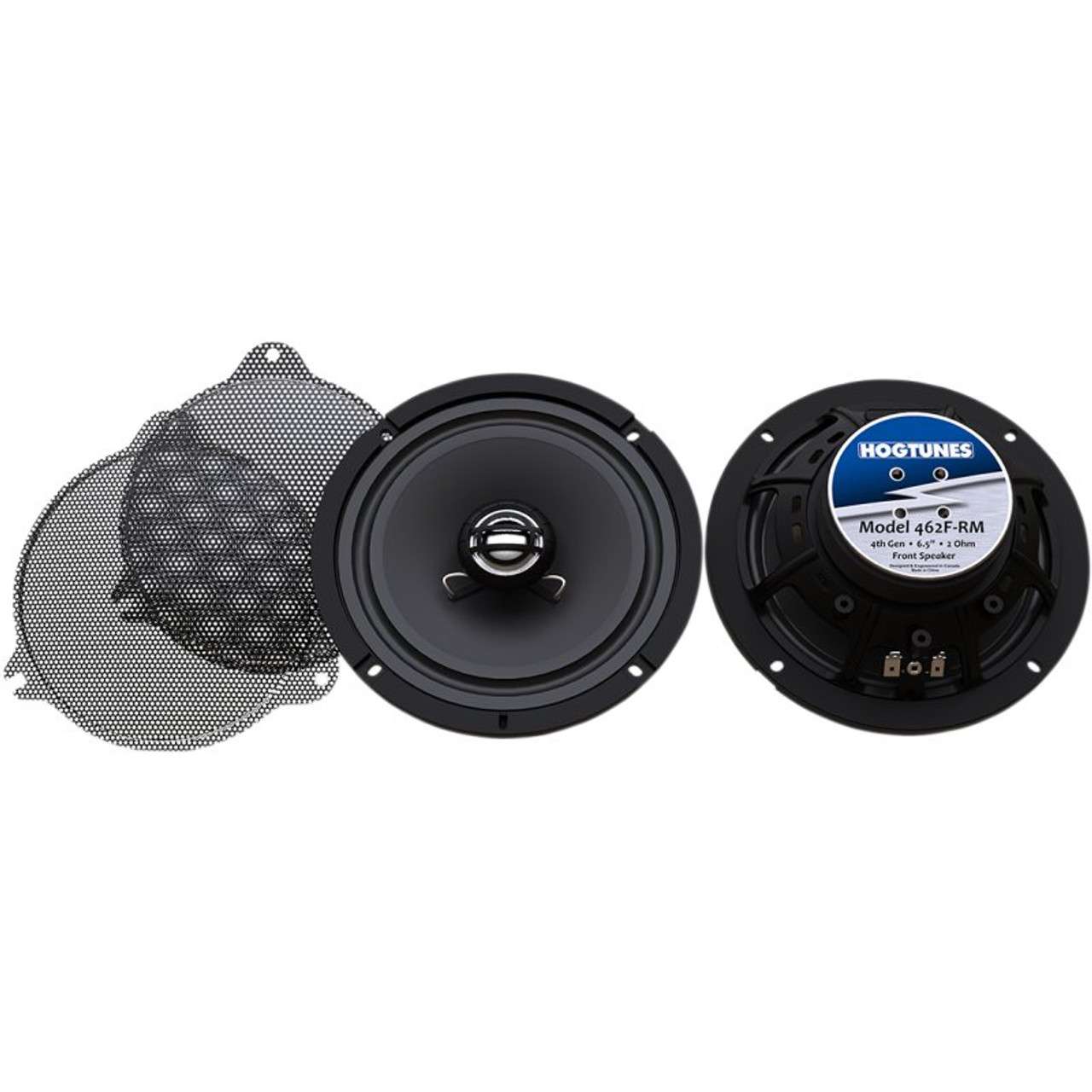 Hogtunes 6.5&quot; Replacement Front and Rear Speakers for Harley Davidson