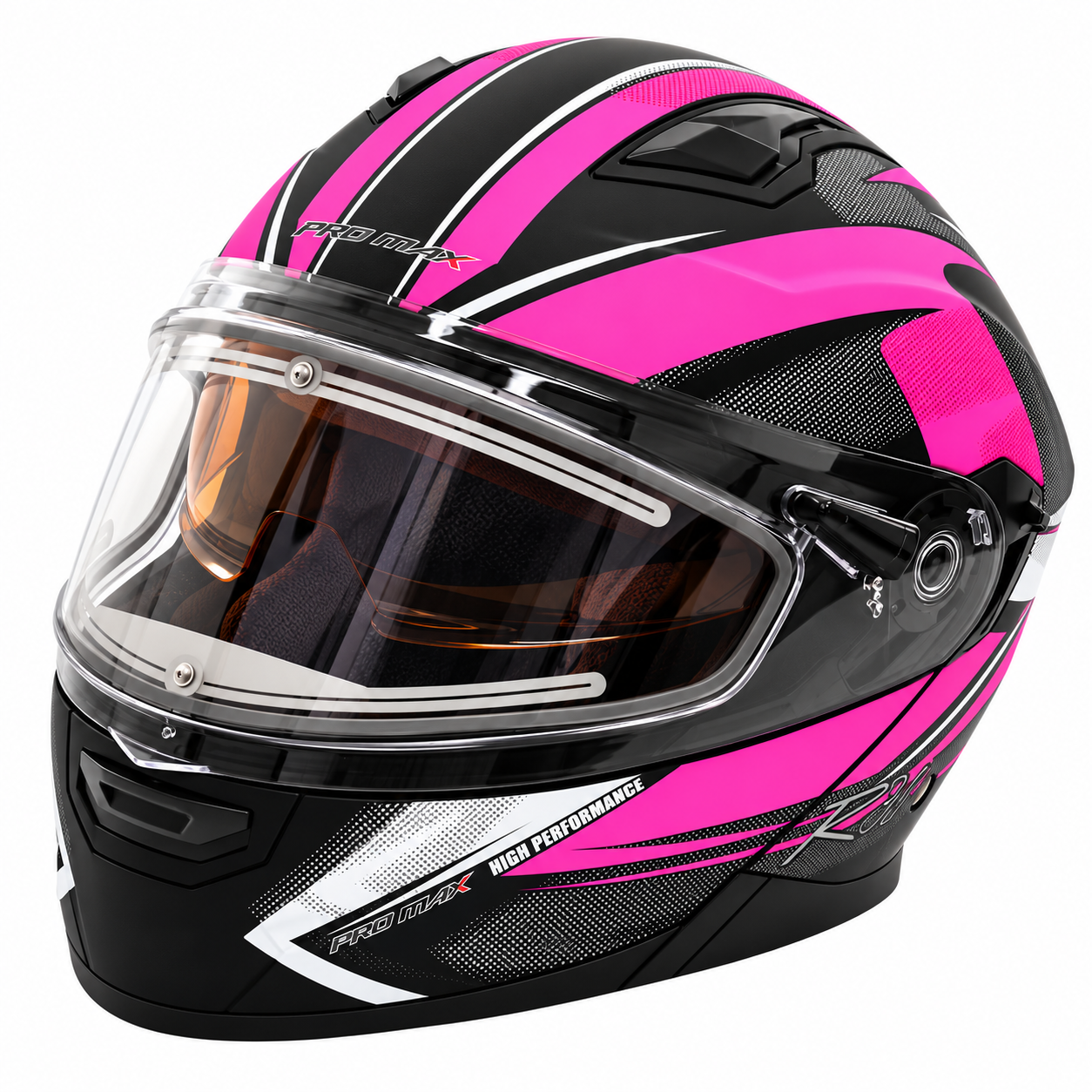 Pro Max R30 Modular Snowmobile Helmet with Electric Lens