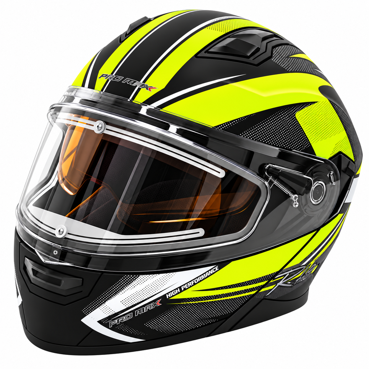 Pro Max R30 Modular Snowmobile Helmet with Electric Lens