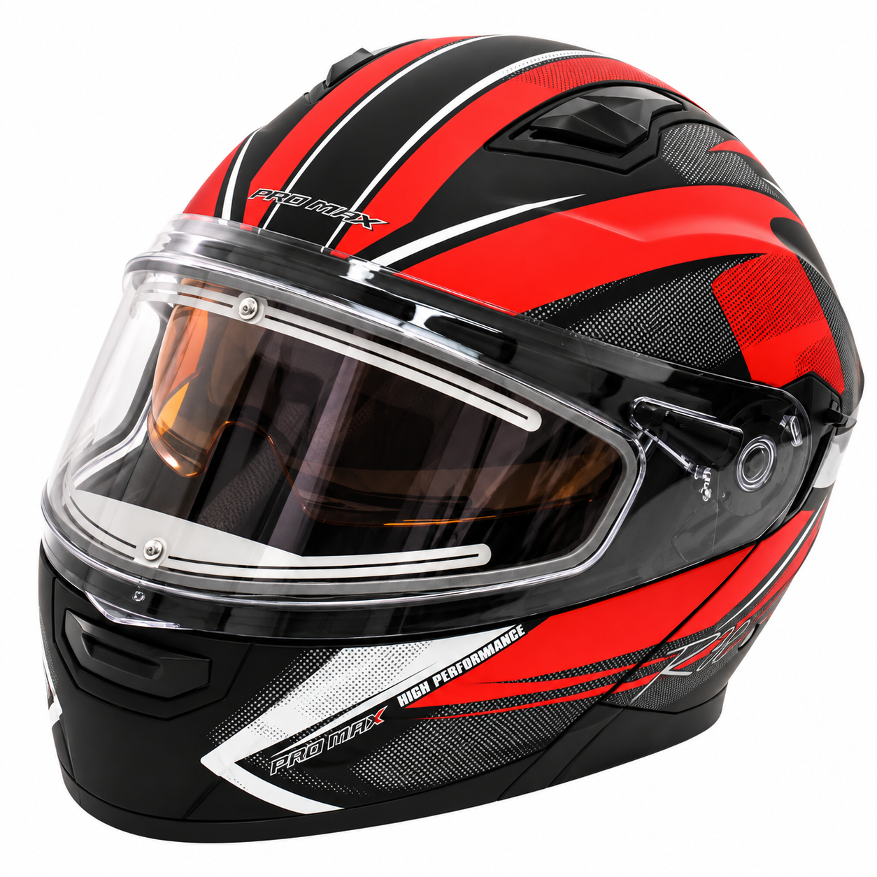 Pro Max R30 Modular Snowmobile Helmet with Electric Lens