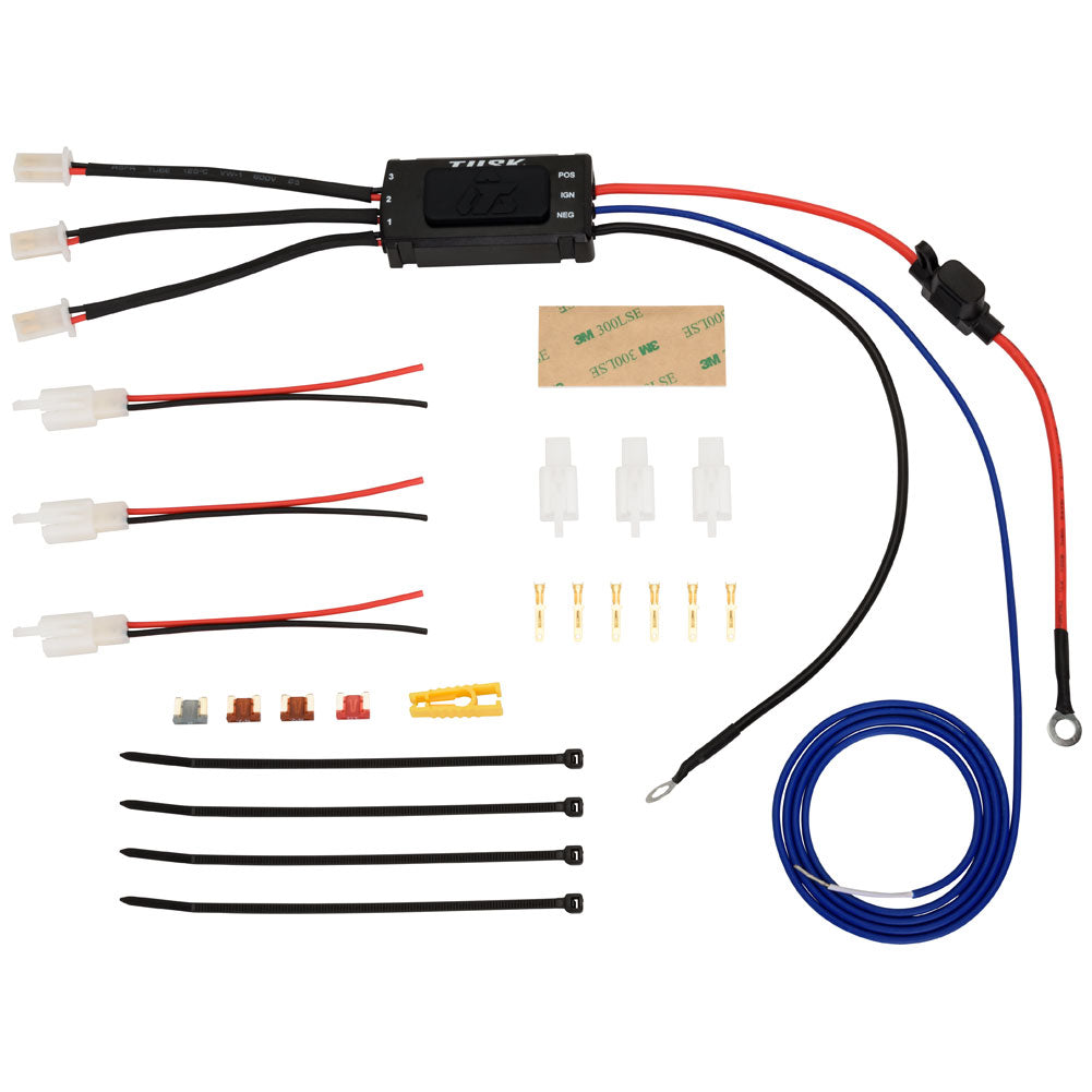 Tusk 3-Way Compact 12V Power Harness