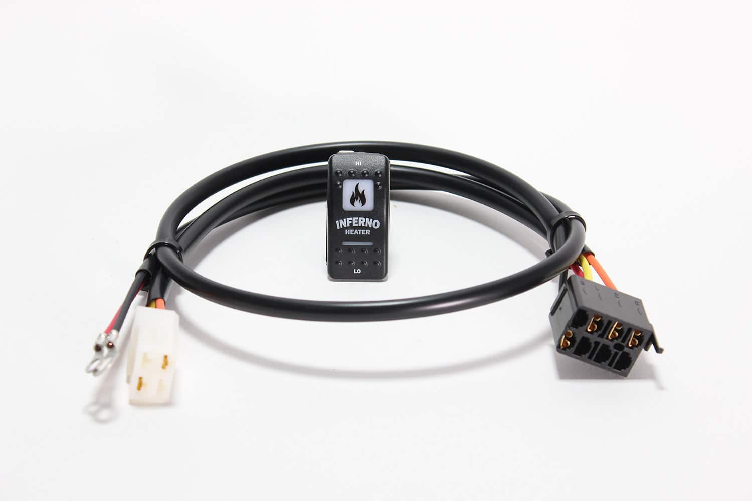 Inferno Cab Heater Series Rocker Switch Kit with Harness