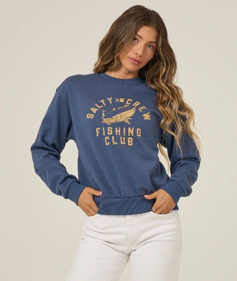 Salty Crew Women's Fishing Club Crew Fleece