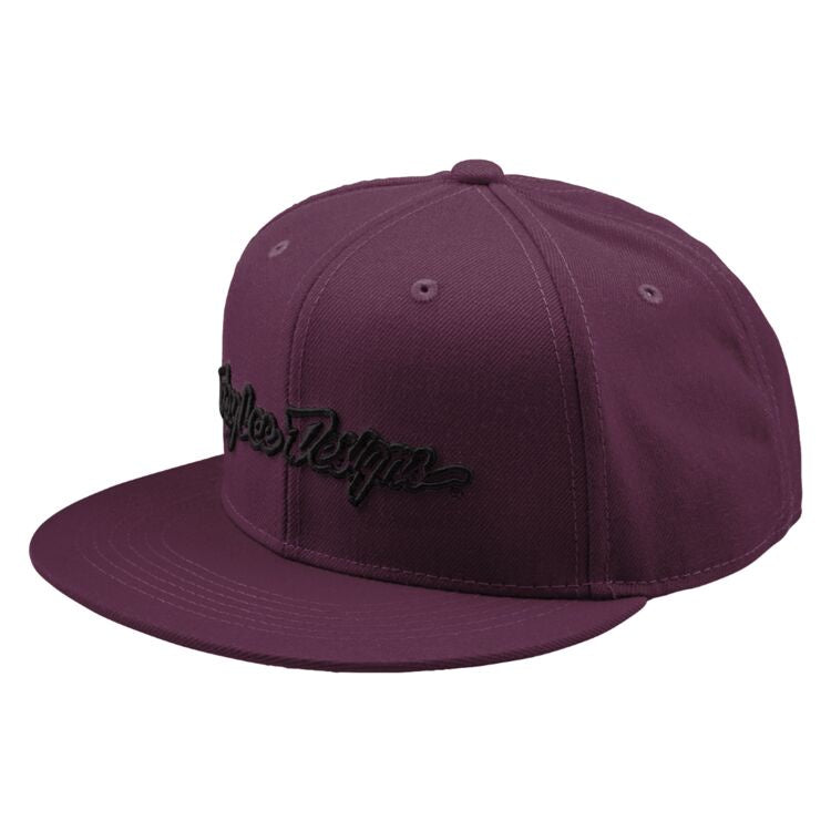 Troy Lee Designs Signature Flat Bill Snapback Hat