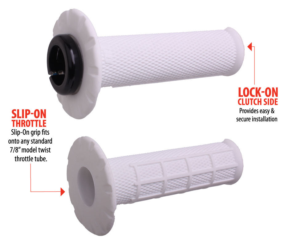 ODI Universal Half-Waffle Lock-On Grip Set