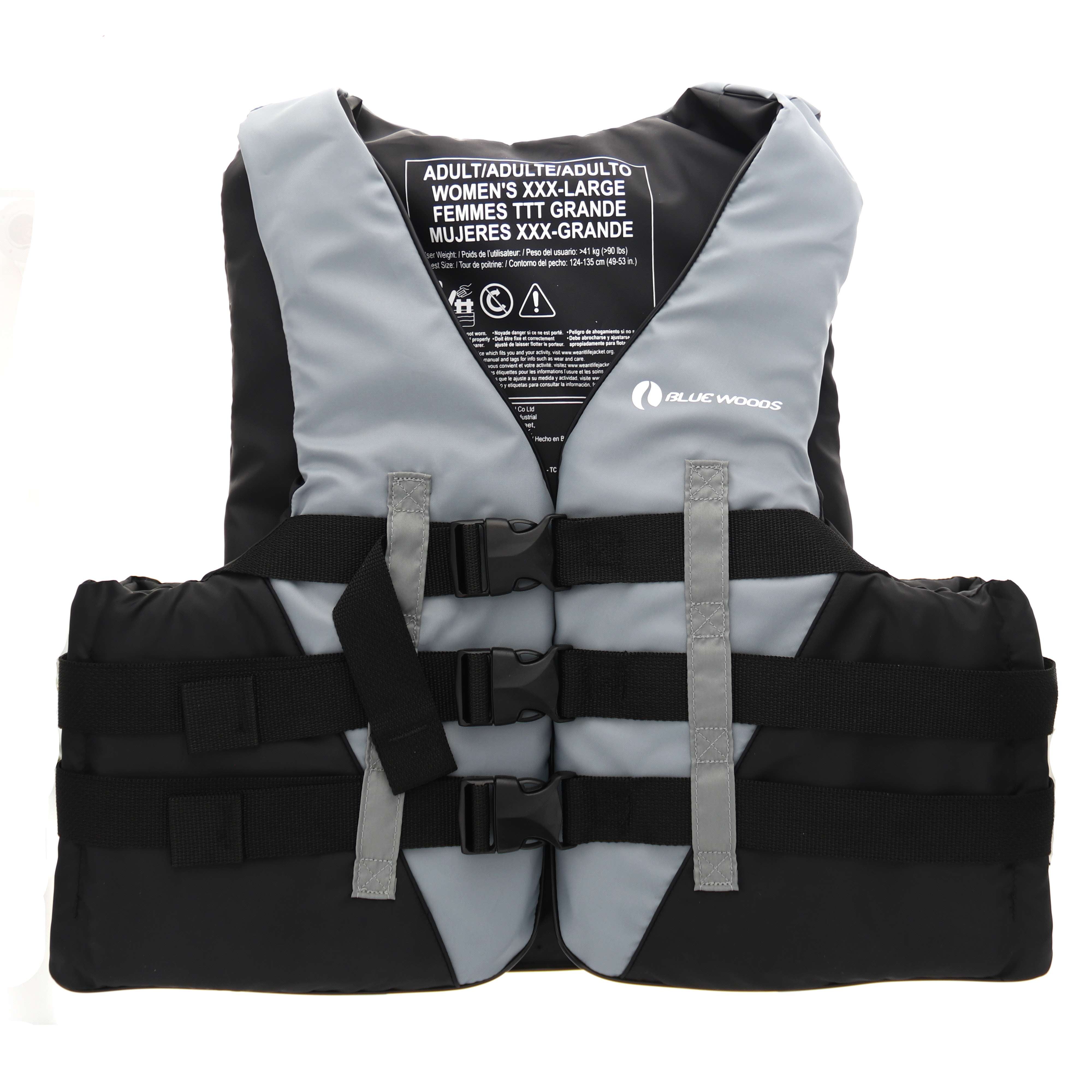 Blue Woods Women&#39;s 4 Buckle Life Vest