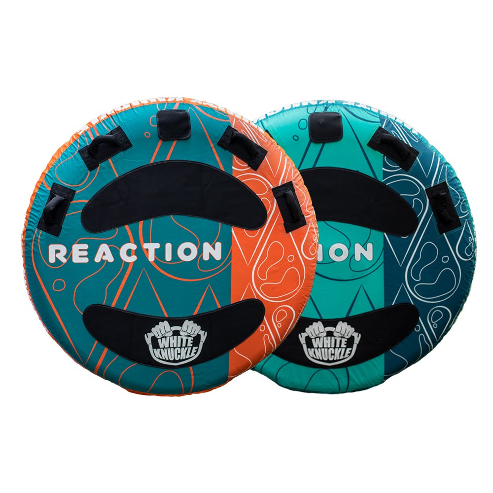 White Knuckle The Reaction Pack Single Rider Towable Tube (2 Pack)