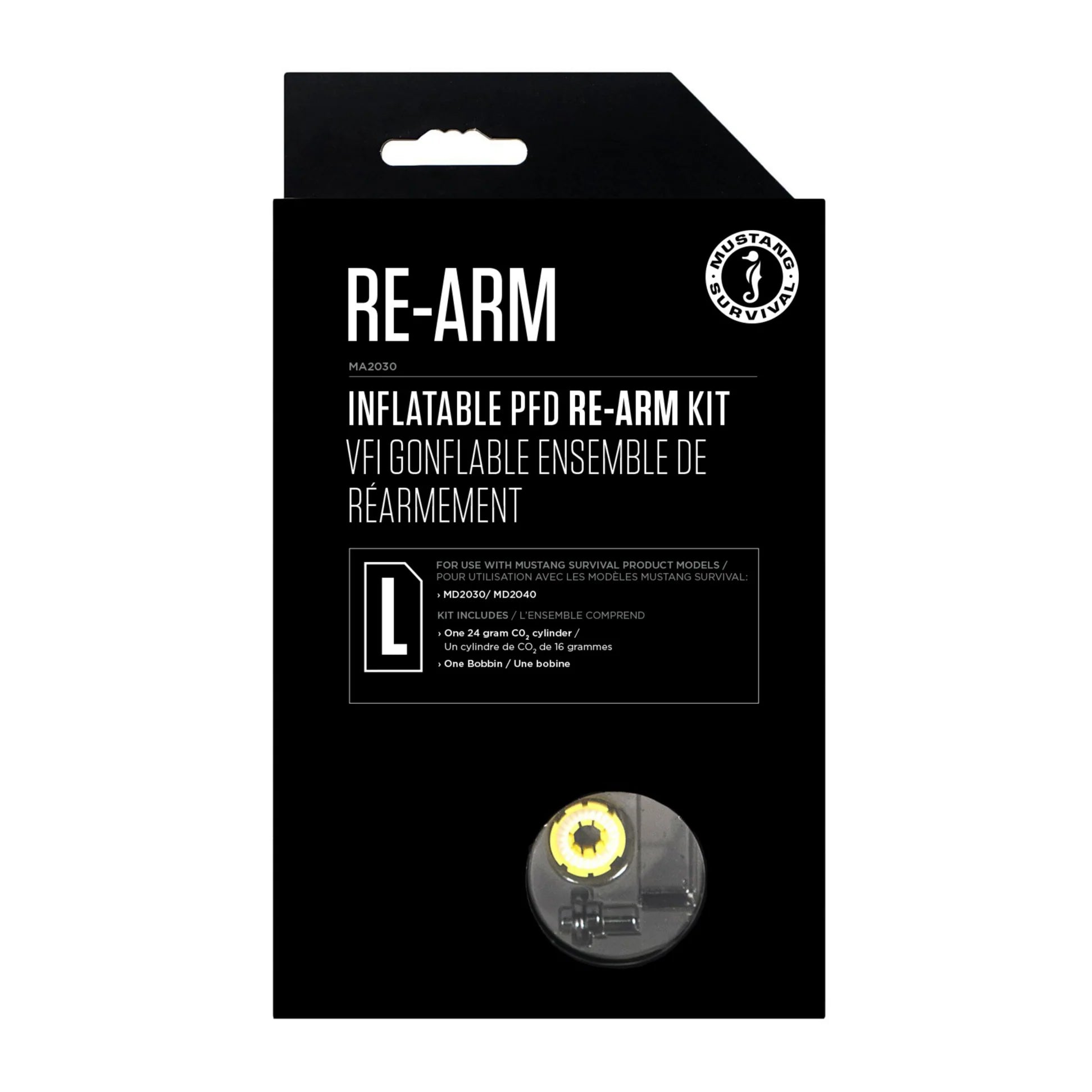 Mustang Survival RE-ARM Kit, L - 24g Auto/Manual (Threaded Cylinder)