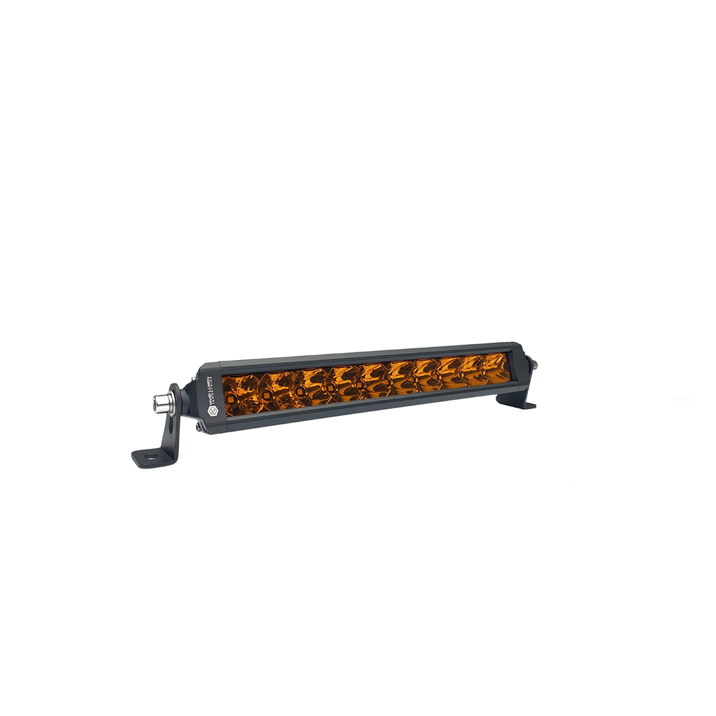 Vivid Lumens Wired Series: 12" Single Row Amber Combo Light Bar