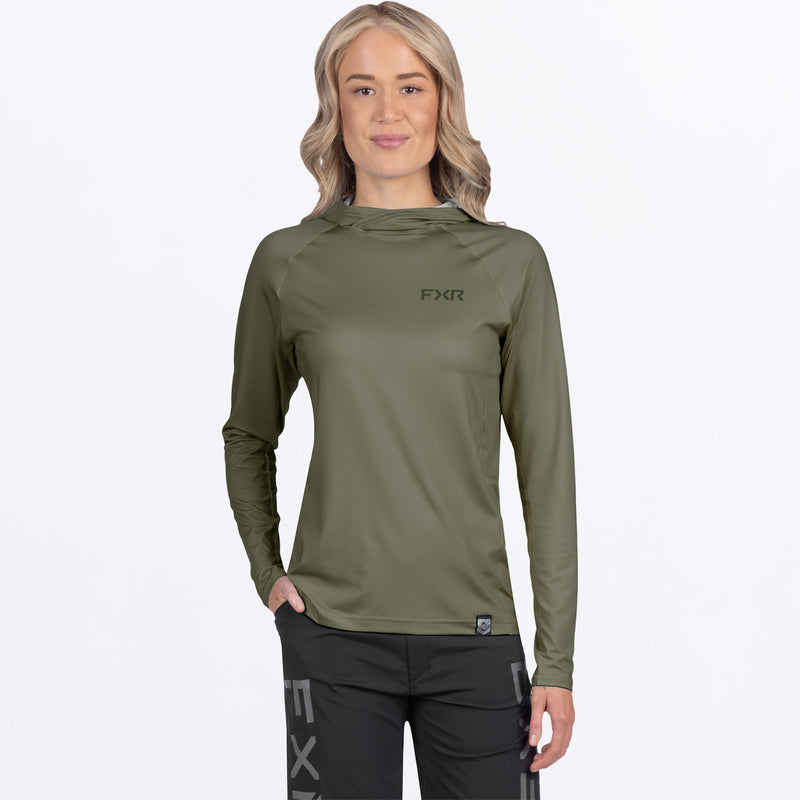Sweat à capuche FXR Attack UPF pour femme