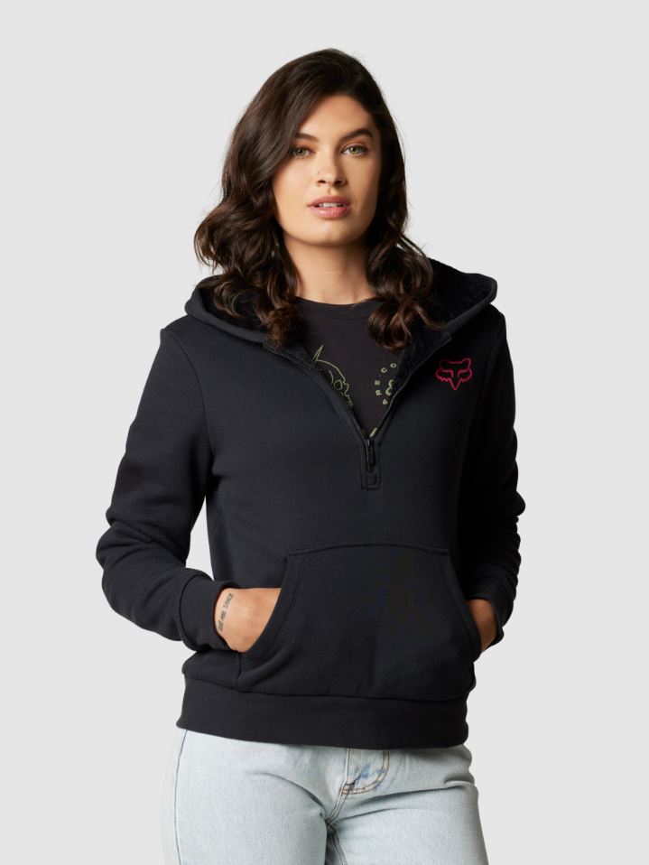 Sweat à capuche Foxhead Sasquatch 1/4 Zip pour femme de Fox Racing (liquidation)
