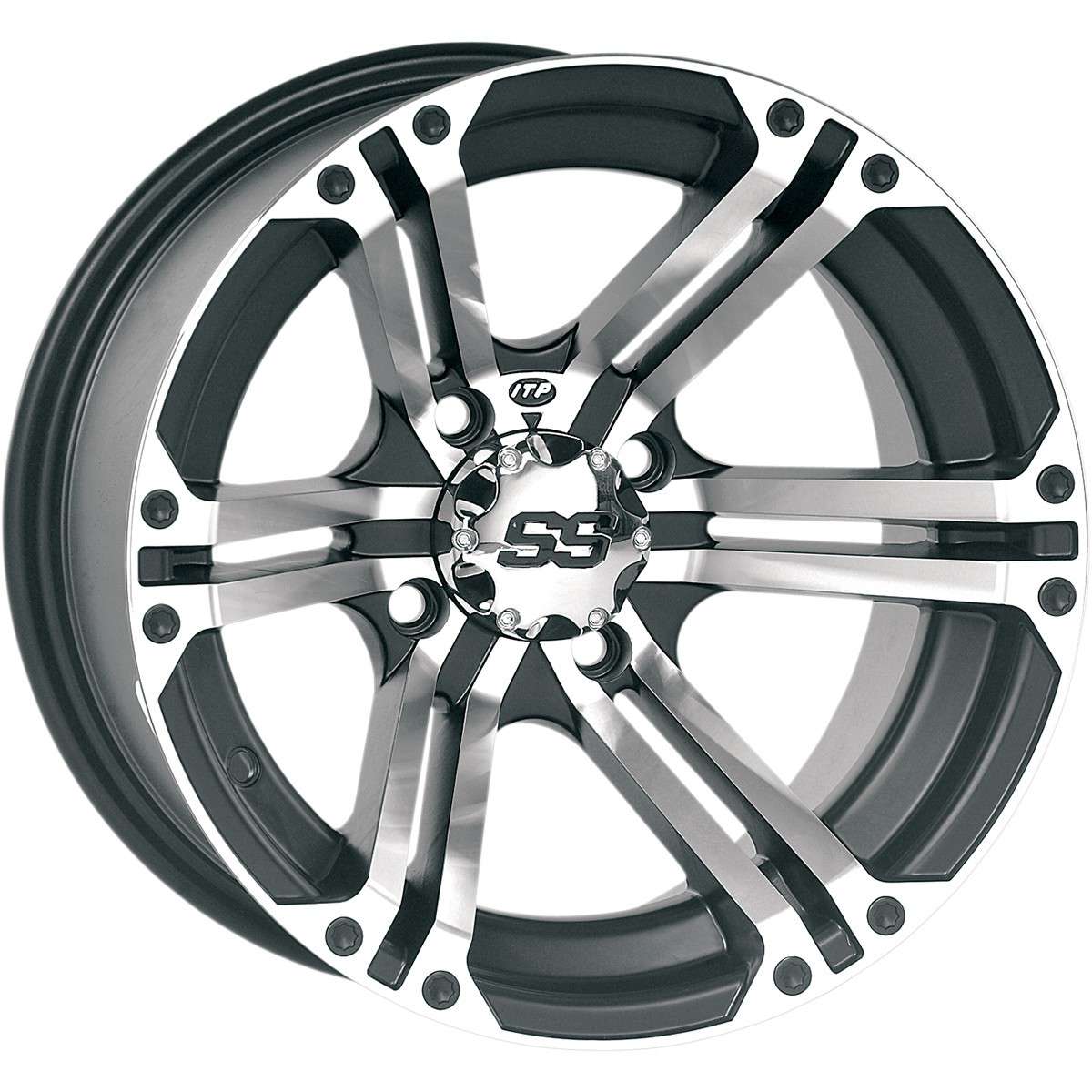 Roue ITP SS212 (usinée avec noir)