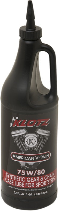 Klotz V-Twin TechniPlate Synthetic Gear &amp; Chain Case Lubricant