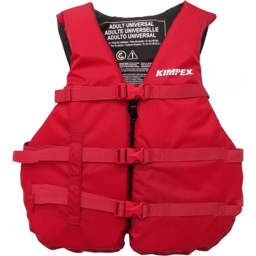 Gilet de sauvetage universel en nylon pour adulte Kimpex