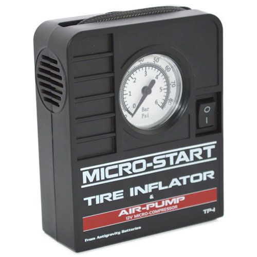 Gonfleur de pneus et pompe à air antigravité Micro-Start