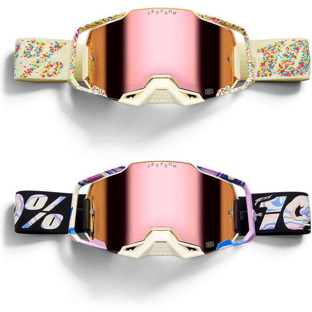 100% Armega Jett Lawrence Donut Goggles (2-Pack)