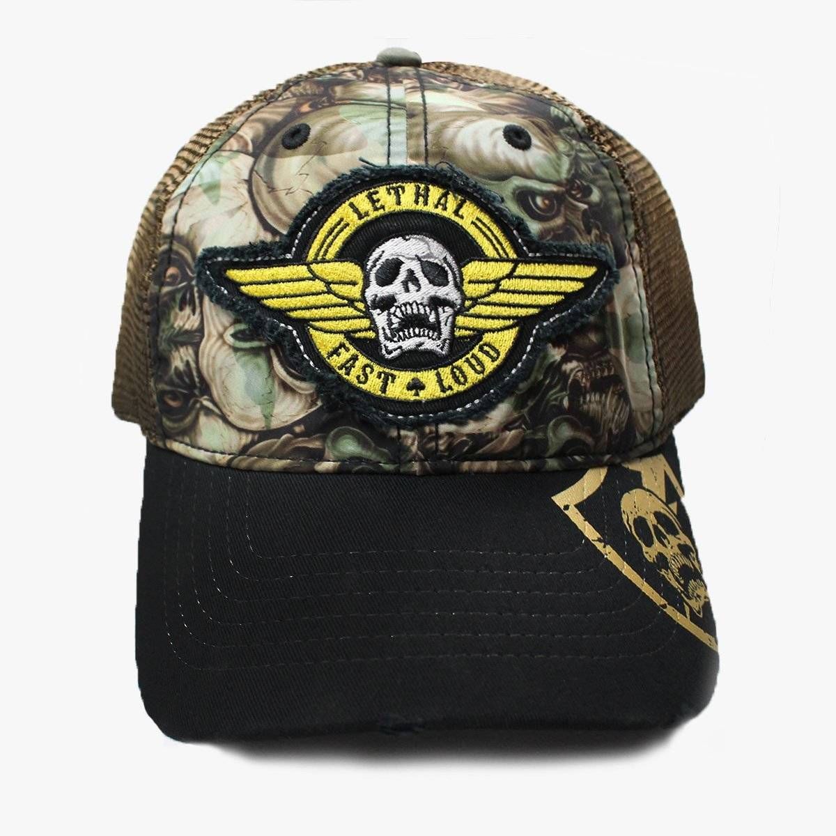 Lethal Threat Army Skull Snapback