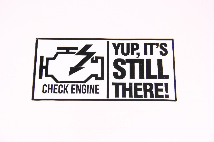 Royal Distributing Sticker Engine Light
