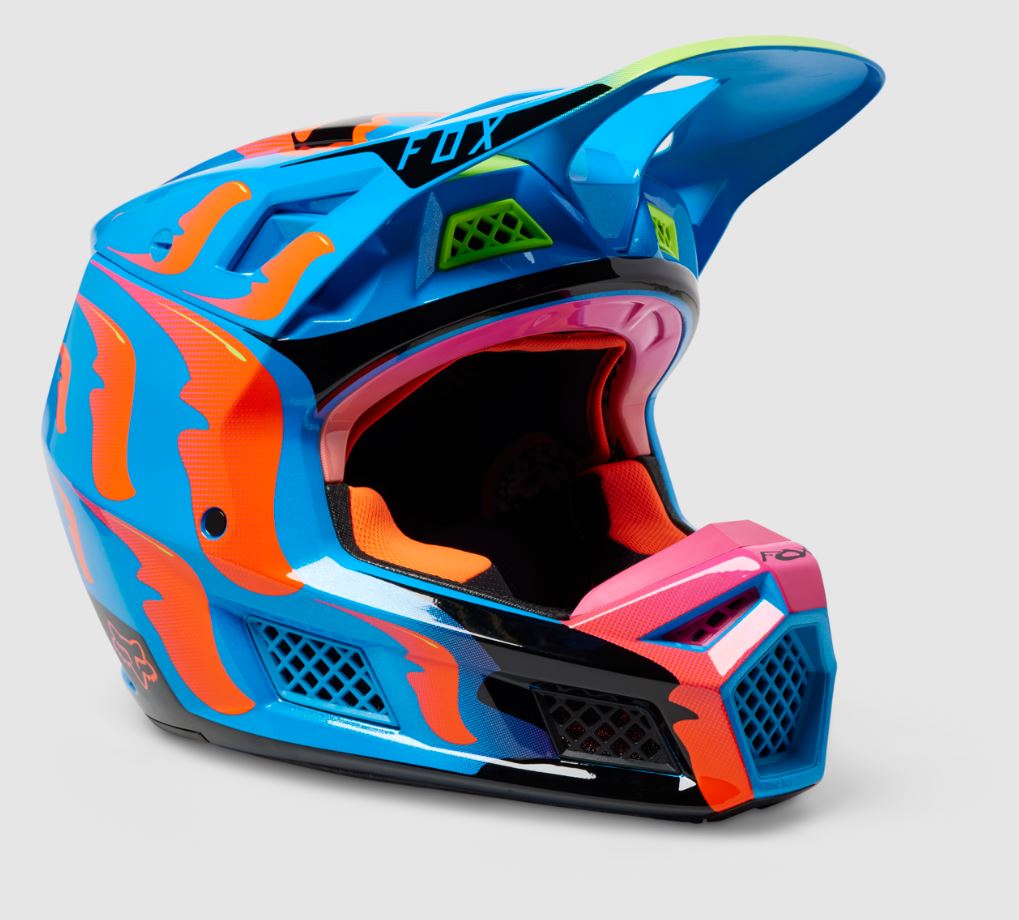 Casque Fox Racing V3 RS Eyeris (Liquidation)