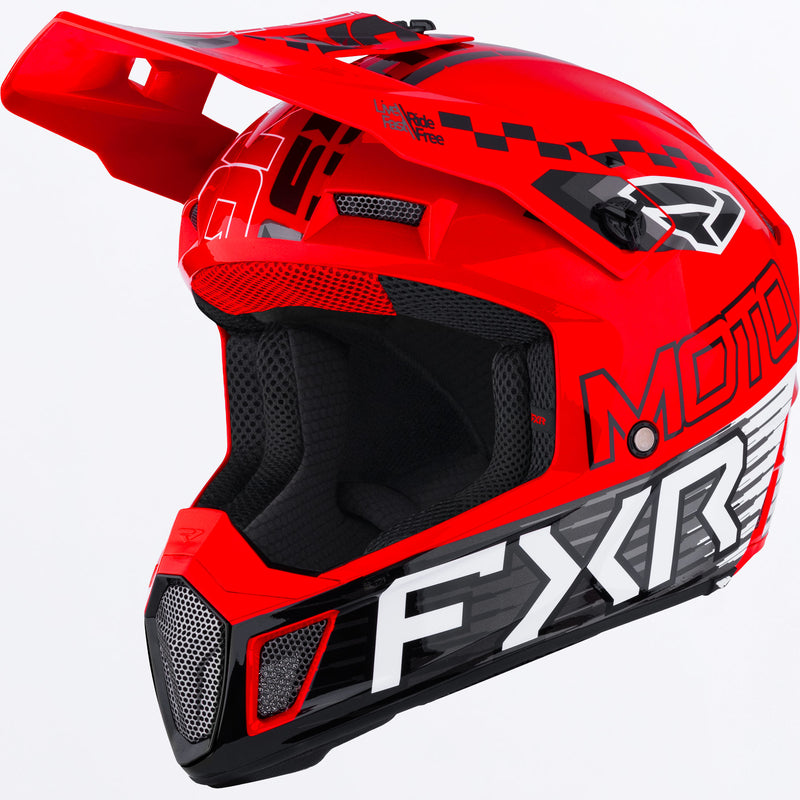 FXR Clutch Race Div MX Helmet
