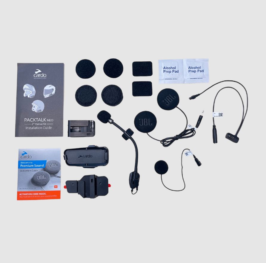Kit JBL pour 2ème casque Cardo Systems pour interphones PackTalk Neo