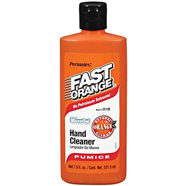 Permatex Fast Orange Fine Pumice Hand Cleaner, 221mL