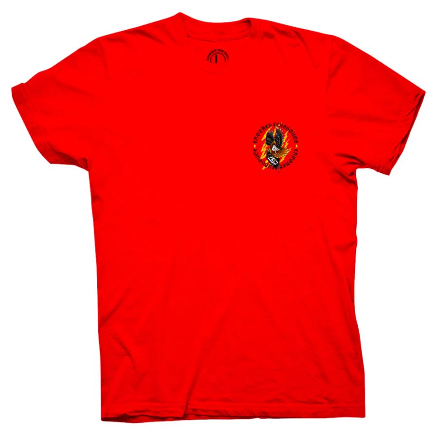 T-shirt Crooked Clubhouse Red Dawn (Liquidation)
