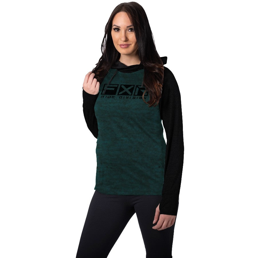 Sweat à capuche technique FXR Trainer Lite pour femme (liquidation)