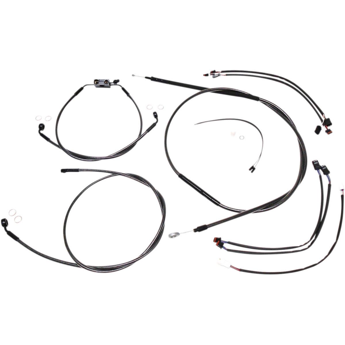 Magnum Black Pearl Handlebar Installation Kit, 12-14"
