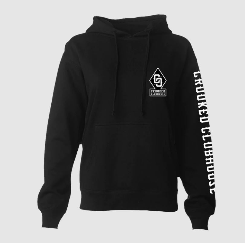 Sweat à capuche d'affiliation pour femmes Crooked Clubhouse (liquidation)