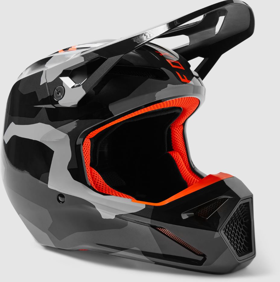 Casque Fox Racing Youth V1 Bnkr (Liquidation)