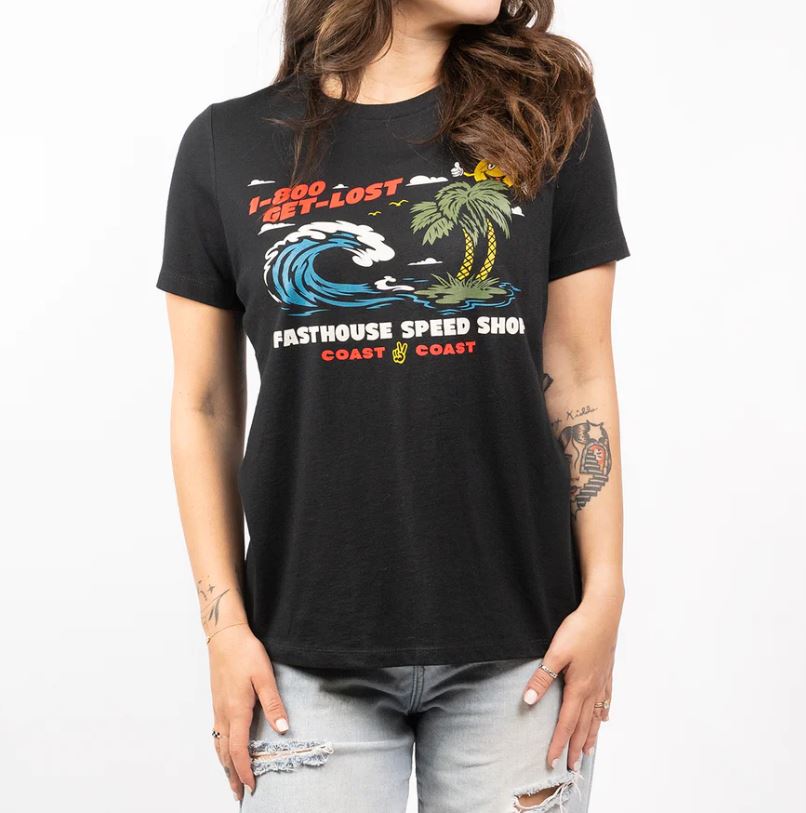 T-shirt pour femme Fasthouse Coast 2 Coast (liquidation)