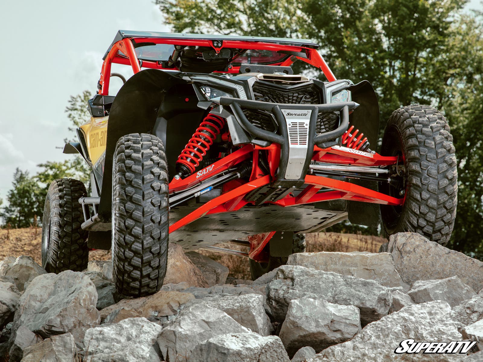 SuperATV Can-Am Maverick X3 1.5" Forward Offset Sidewinder A-Arms