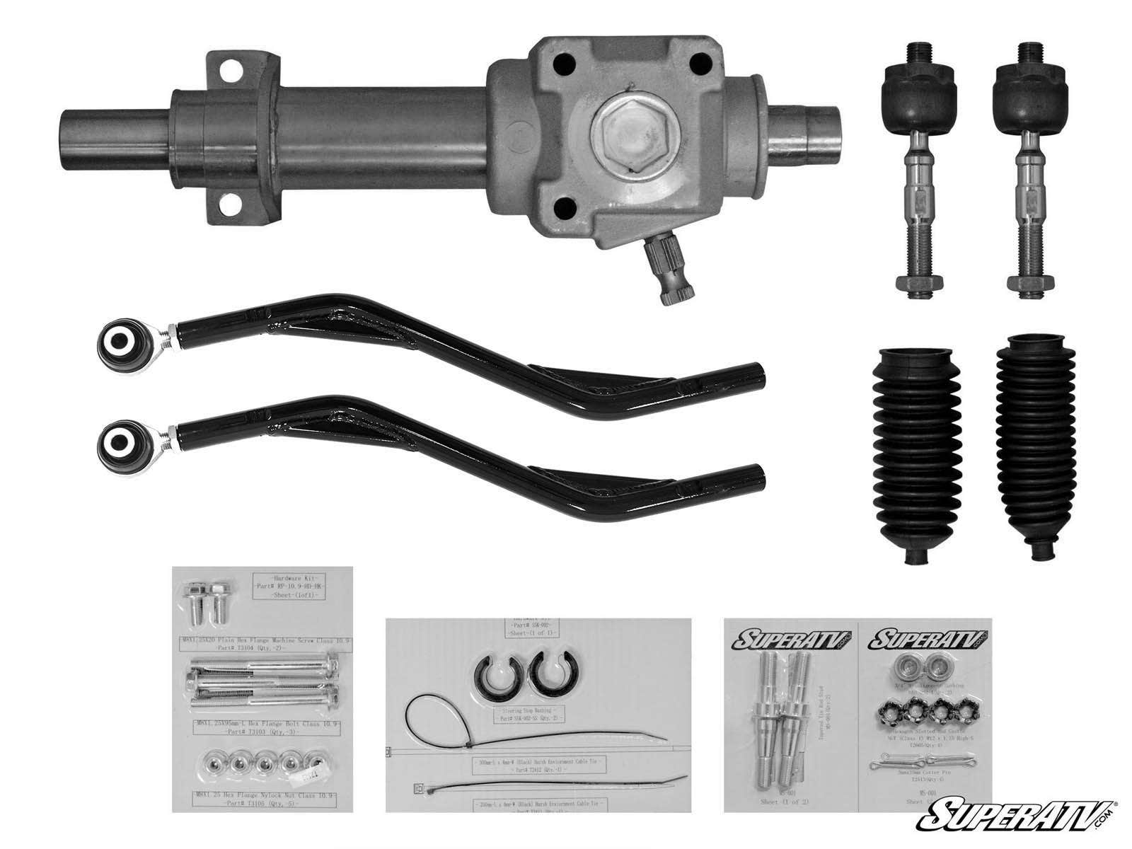 Crémaillère et pignon robustes SuperATV RackBoss 1.0