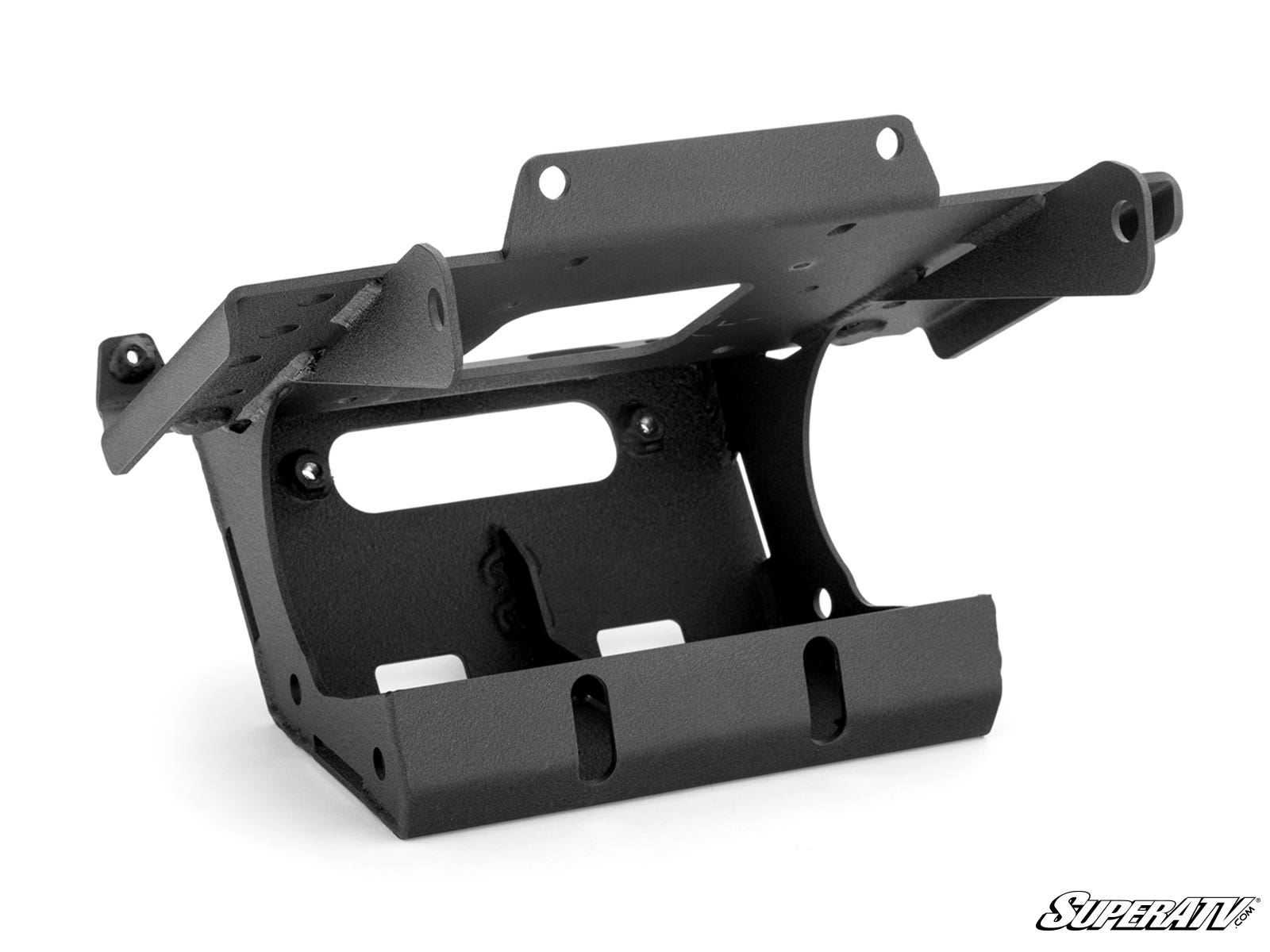 SuperATV Winch Mounting Plate with 6000lbs Winch