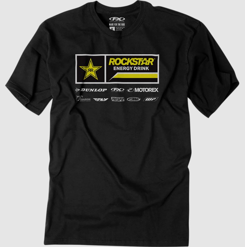 T-shirt de la collection Factory Effex Rockstar Racewear (liquidation)