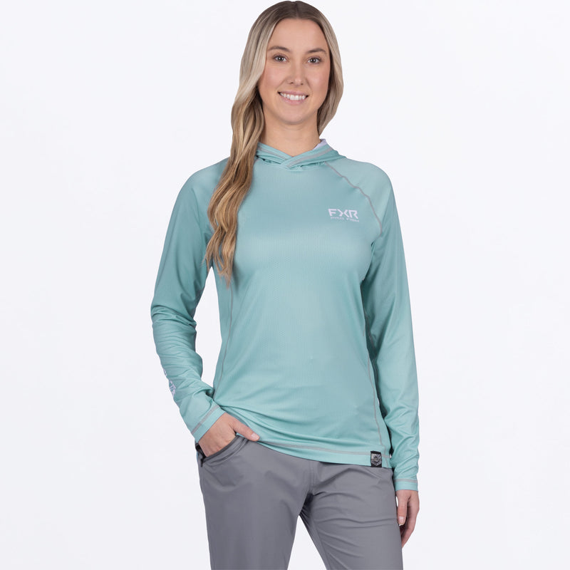 Sweat à capuche Derby Air UPF pour femme FXR