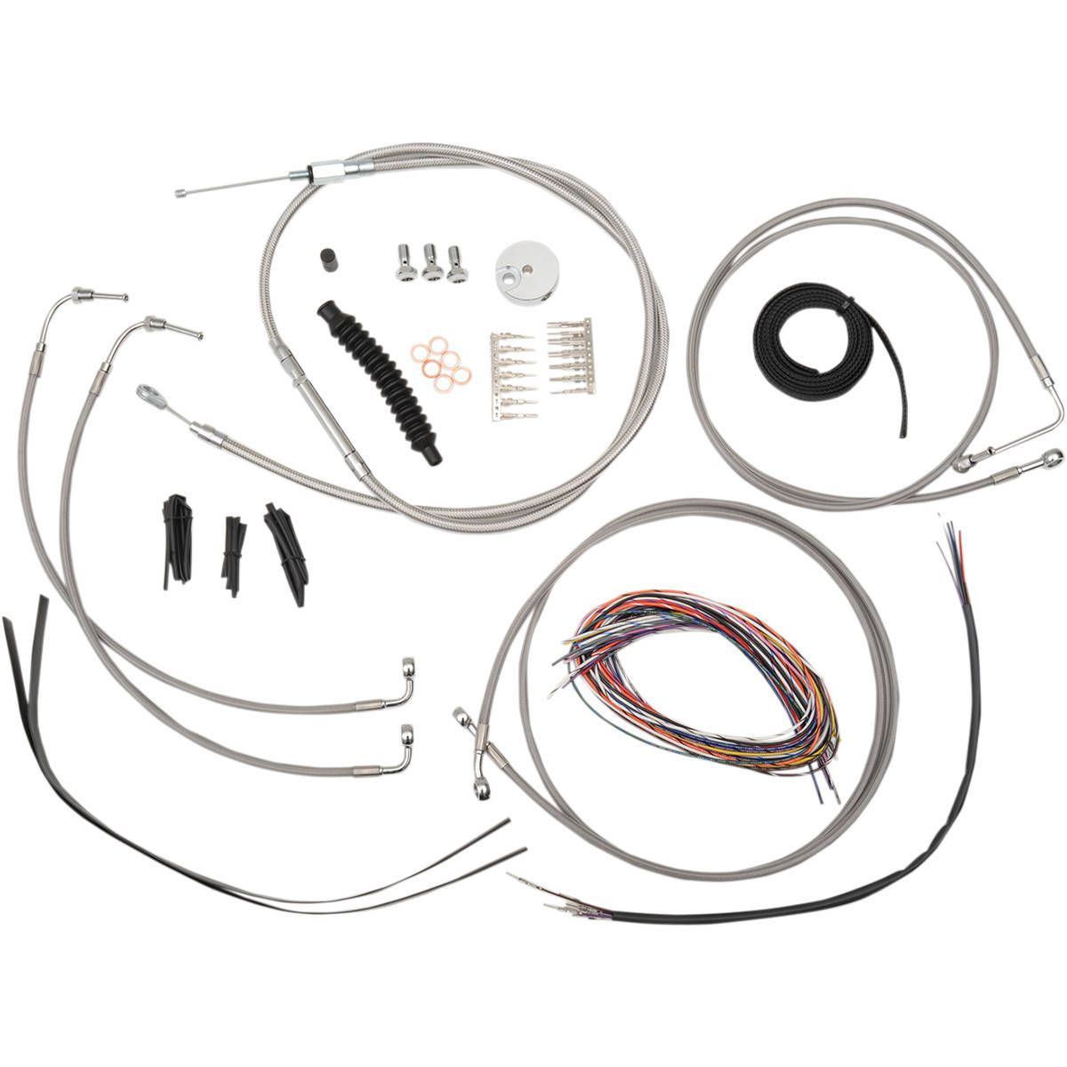LA Choppers Complete Handlebar Cable &amp; Wire Kit