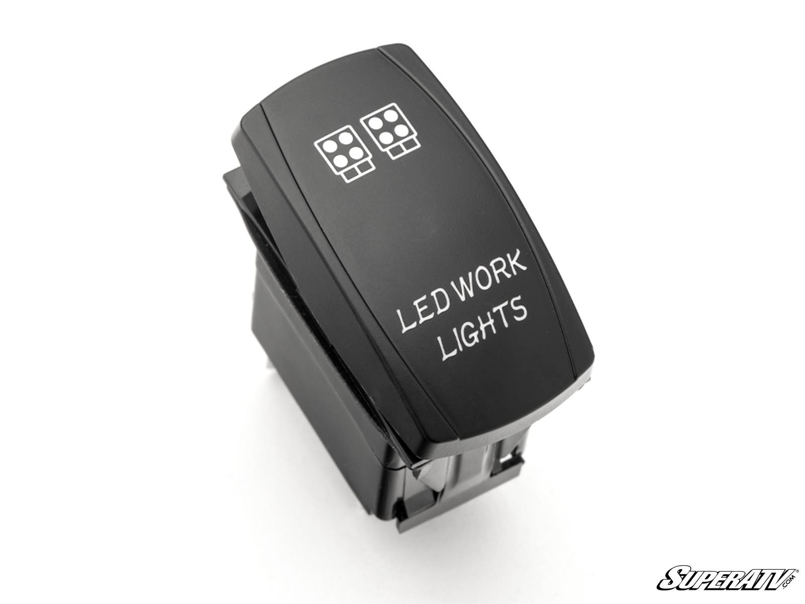 SuperATV LED Cube Light Wiring Harness with Rocker Switch