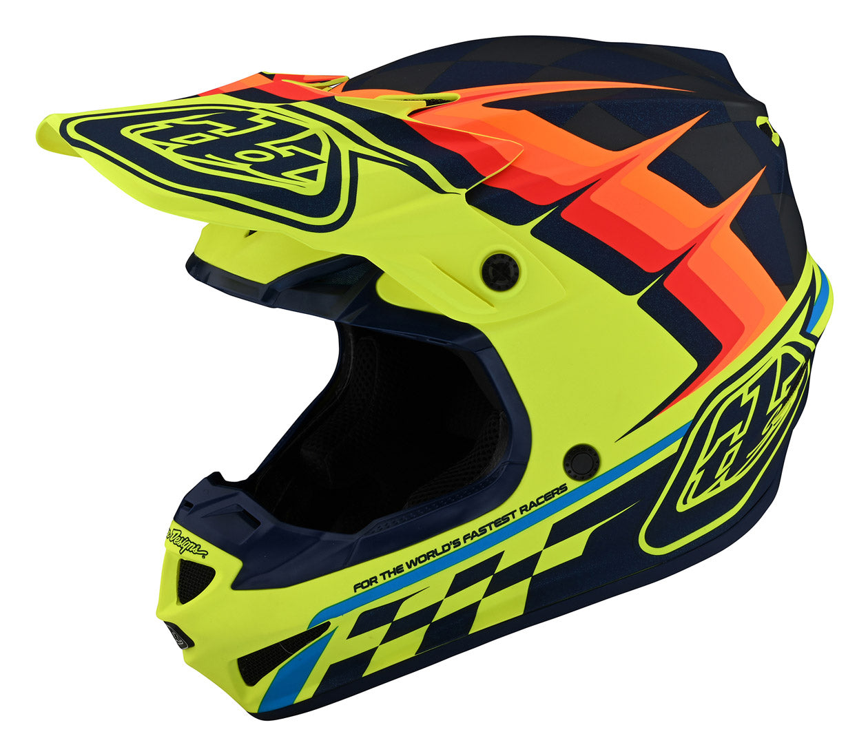 Troy Lee Designs SE4 Polyacrylite MIPS Warped Helmet (Closeout)