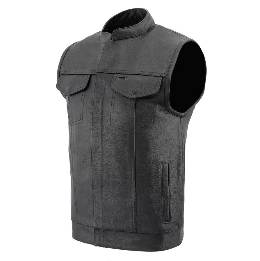 Milwaukee Open Neck Snap/Zip Front Club Style Vest (Closeout)