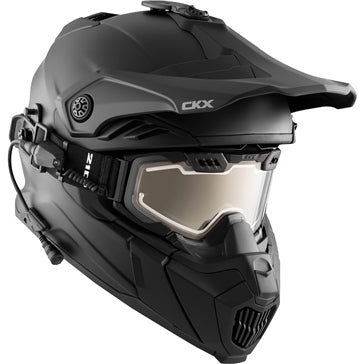 CKX Titan Air Flow Solid Helmet w/ Electric Goggle