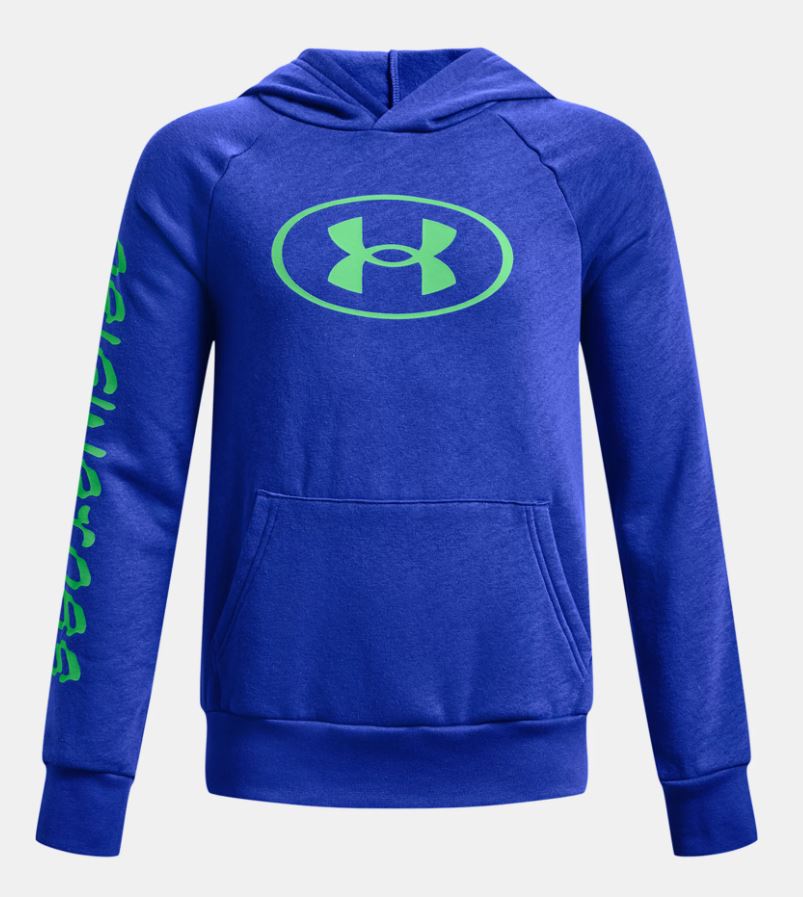 Under Armour Youth Rival Fleece Wordmark Hoodie (Closeout)