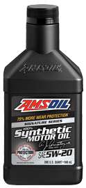 Huile moteur synthétique Amsoil Signature Series 5W-20, 946 ml