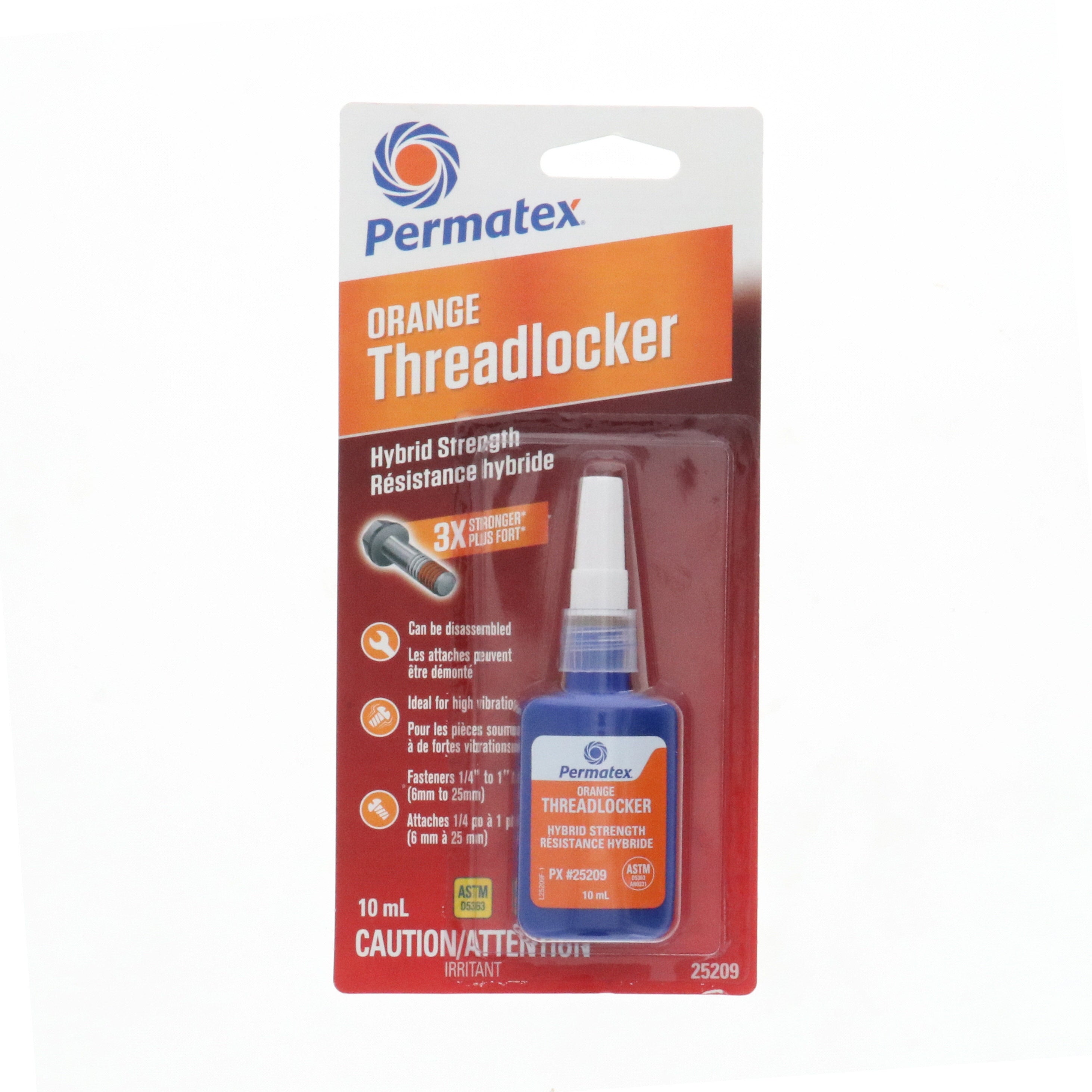 Permatex High Strength Removable Threadlocker (Orange) – Royal Distributing