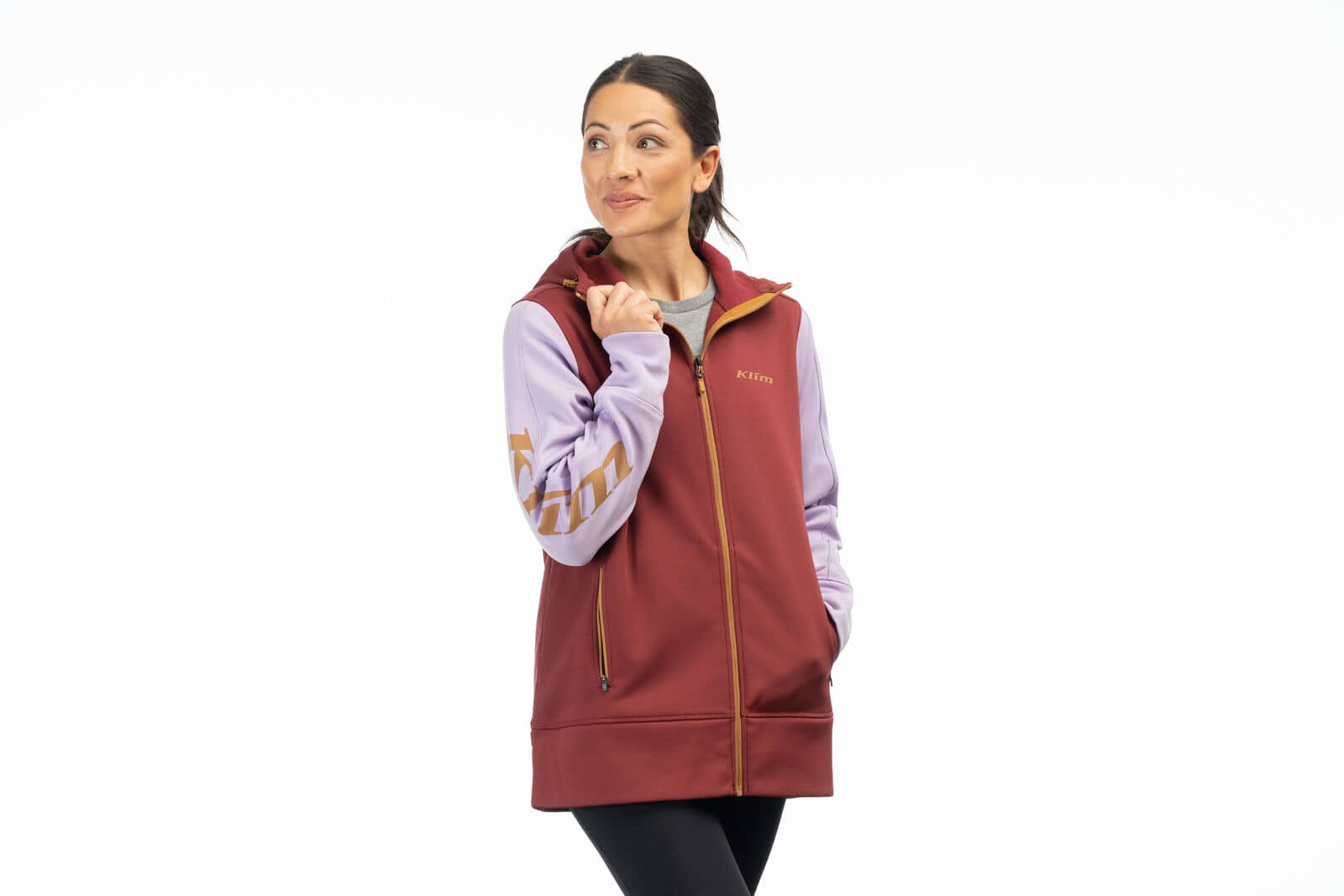 Sweat à capuche long Visita pour femme de Klim