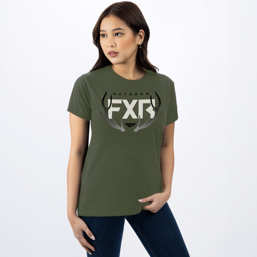 T-shirt Antler Premium pour femme FXR (liquidation)