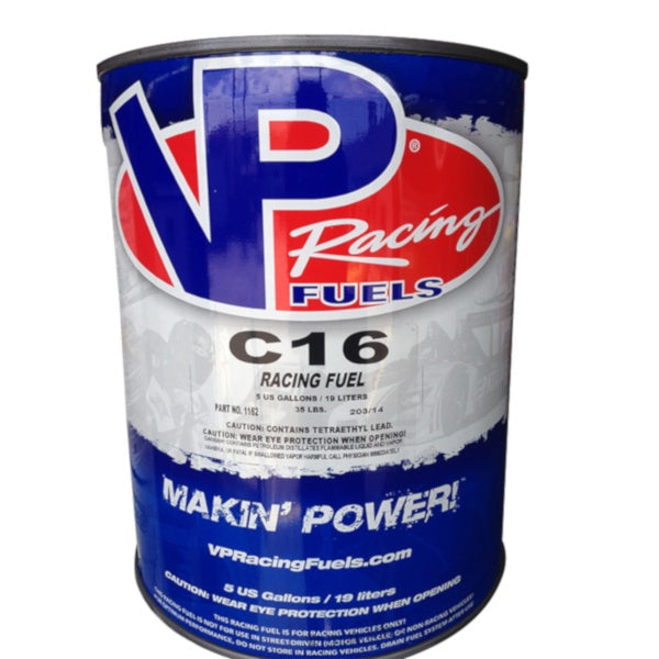 VP Racing C16 Racing Fuel, 5 Gal