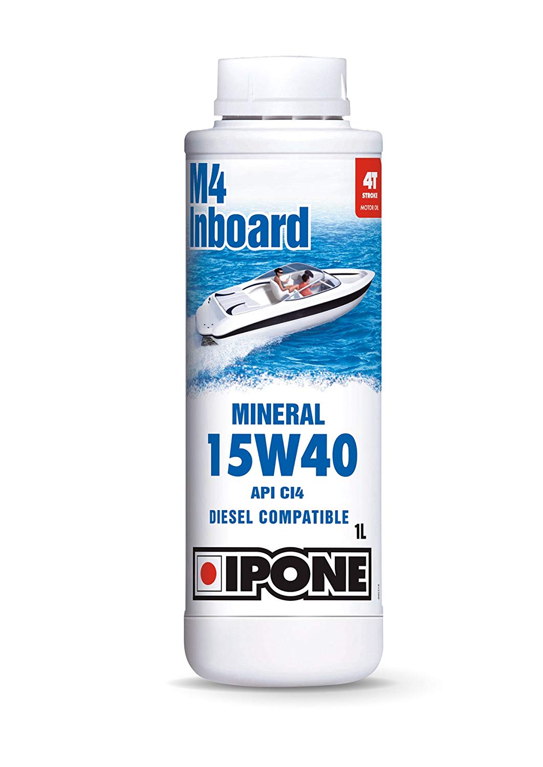 Ipone M4 Inboard 15W40 Mineral Oil (Closeout)