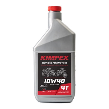 Kimpex Moto/ATV 10W40 Synthetic Engine Oil, 946ml